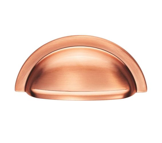 Oxford Cupboard Cup Pull Handle (76mm C/C), Satin Copper