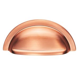 Oxford Cupboard Cup Pull Handle (76mm C/C), Satin Copper