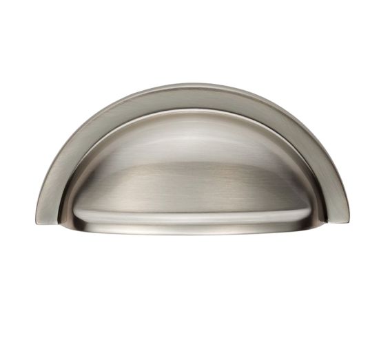 Oxford Cupboard Cup Pull Handle (76mm C/C), Satin Nickel