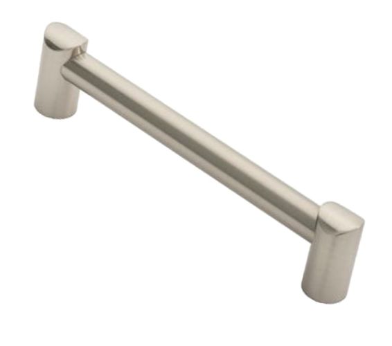 Fingertip Bar Cabinet Pull Handle (160mm Or 224mm C/C), Satin Nickel