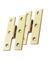 Carlisle Brass Fingertip H Pattern Hinges – 64mm x 35mm – Polished Brass (sold in pairs)
