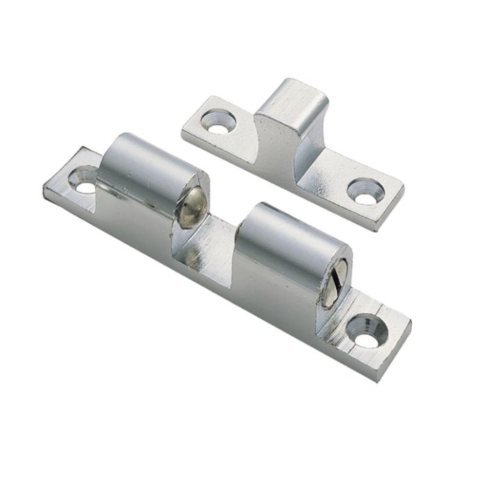 Fingertip Design Double Ball Catch – Satin Chrome Finish