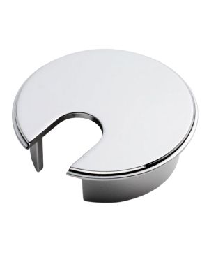 Desk Cable Tidy Heavy Pattern – Polished Chrome