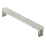 Fingertip Cadurci Cabinet Pull Handle (160mm C/C), Satin Nickel