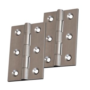 3 Or 4 Inch Double Washered Hinges, Matt Bronze  (sold in pairs)