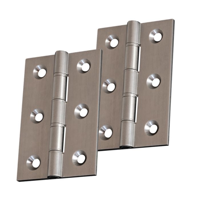 3 Or 4 Inch Double Washered Hinges, Matt Bronze (sold in pairs)