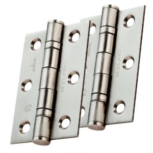 Eurospec 3 Inch Fire Rated Grade 7 CE Bearing Hinges, Polished, Satin, PVD Brass OR Black Finish  (sold in pairs)