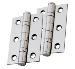 Eurospec 3 Inch Ball Bearing Hinges, Polished Chrome, Electro Brass Or Satin Nickel  (sold in pairs)
