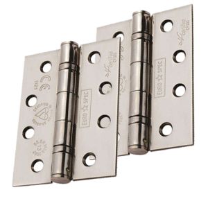 Eurospec Enduro 4 Inch Grade 13 Stainless Steel CE Ball Bearing Hinges, (Various Finishes) (sold in pairs)