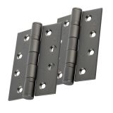 Eurospec 4 Inch Grade 13 Plain Ball Bearing Hinges, Matt Bronze  (sold in pairs)