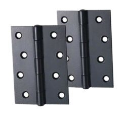 3 Or 4 Inch Butt Hinges, Black Finish  (sold in pairs)