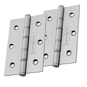 Eurospec 3 Inch Stainless Steel Washered Hinges, Polished Or Satin Stainless Steel Finish  (sold in pairs)