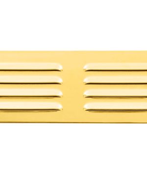 Carlisle Brass Hooded Louvre Brass Vent – Polished Brass