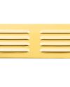 Carlisle Brass Hooded Louvre Brass Vent – Polished Brass