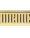 Hit And Miss Brass Vent With Radius Corners – Polished Brass