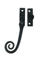 Ludlow Foundries Curly Tail Locking Casement Window Fastener (Left or Right Hand) – Black Antique
