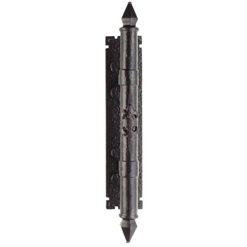 Ludlow Foundries Armorial Pull Handle On Backplate, Black Antique –