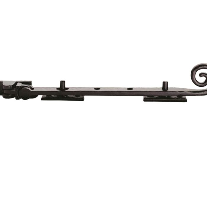 Ludlow Foundries Curly Tail Casement Window Stays (8″, 10″ OR 12″) – Black Antique