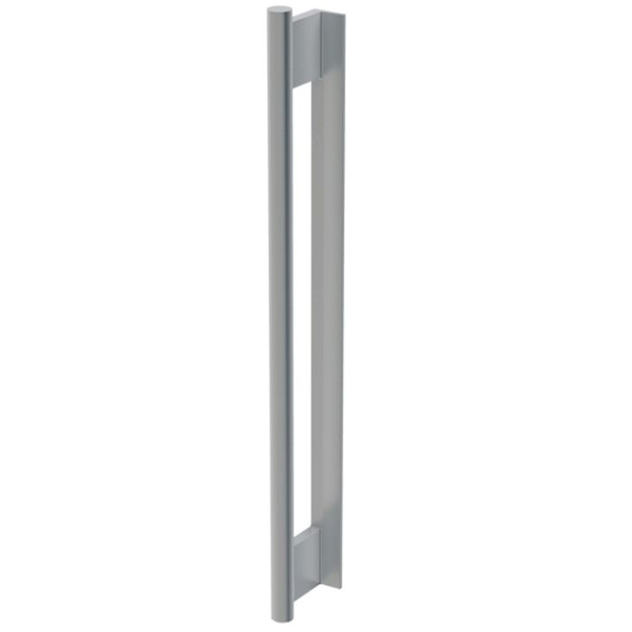Lucia GST Pull Handle For Sliding Doors (450mm), Aluminium Stainless Steel Effect
