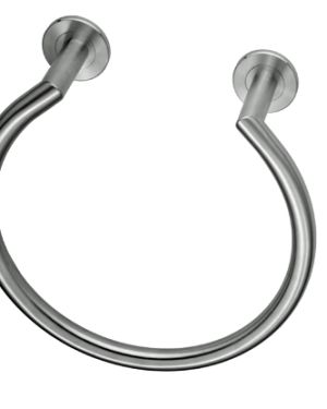 De L’eau Towel Ring, Stainless Steel