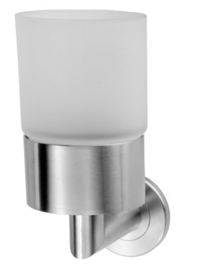 De L’eau Single Tumbler Holder, Stainless Steel