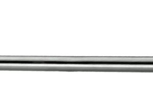 De L’eau Single Towel Rail, Stainless Steel