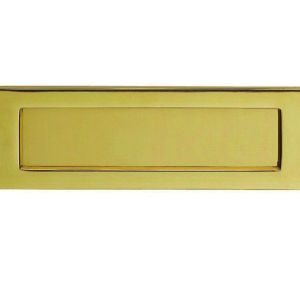 Plain Letter Plate (282mm x 80mm OR 257mm x 81mm), PVD Stainless Brass