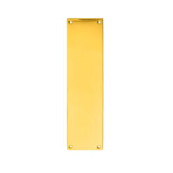 Finger Plate (298mm x 73mm), Polished Brass