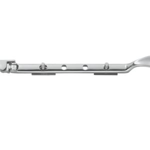 Victorian Casement Window Stays (8″, 10″ Or 12″), Polished Chrome