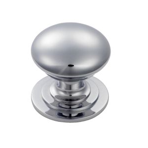 Victorian Cupboard Knob Fingertip Design – Polished Chrome