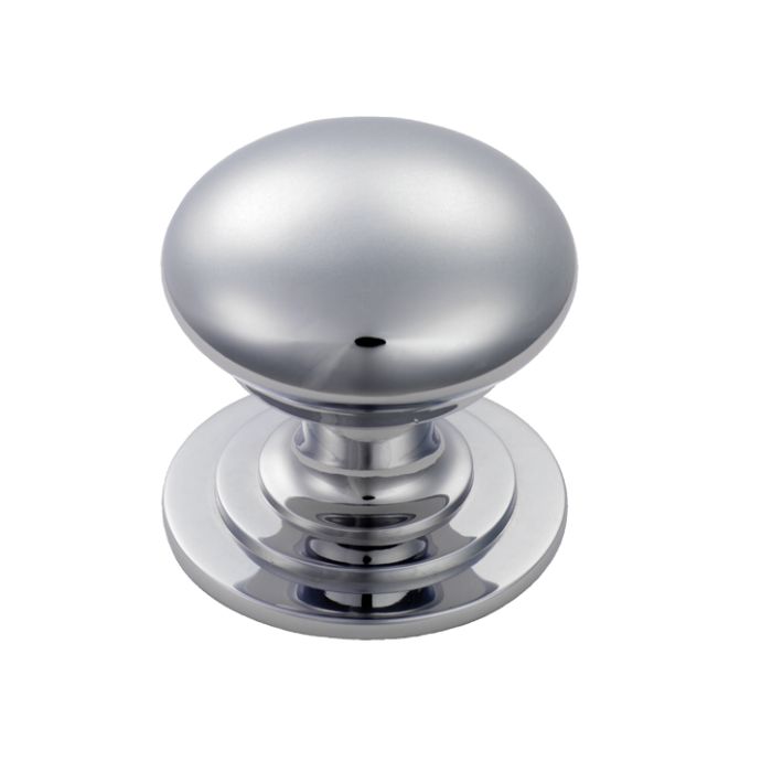 Victorian Cupboard Knob Fingertip Design – Polished Chrome