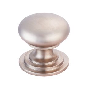 Fingertip Victorian Cupboard Knob (25mm, 32mm, 38mm, 42mm OR 50mm), Satin Nickel
