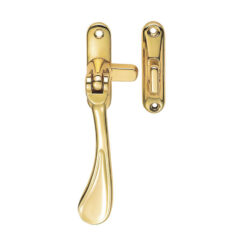 Window Fasteners Reversible Casement - Polished Brass