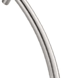 Eurospec Curved T Pull Handles (350mm), Satin Stainless Steel