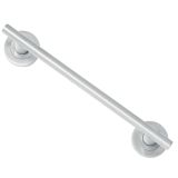 Serozzetta 15mm Dia. Designer Pull Handle On Rose (225mm C/C), Satin Chrome