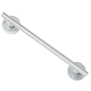 Serozzetta 15mm Dia. Designer Pull Handle On Rose (225mm C/C), Satin Chrome