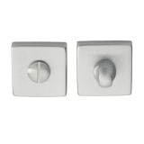 Manital Bathroom Turn & Release On Square Rose, Satin Chrome  (Sold In Singles)