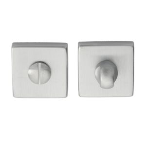 Manital Bathroom Turn & Release On Square Rose, Satin Chrome  (Sold In Singles)