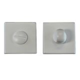 Manital Bathroom Turn & Release On Square Rose, White Finish  (Sold In Singles)