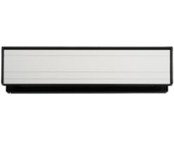 Sleeve Letter Plate (300mm x 69mm), Satin Anodised Aluminium