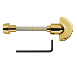 Thumbturn & Release For Bathroom Levers - 96.5mm Or 109.5mm - Polished Brass