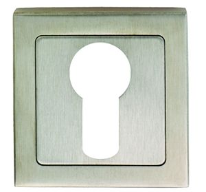 Eurospec Euro Profile Stainless Steel Escutcheons, Polished & Satin Dual Finish