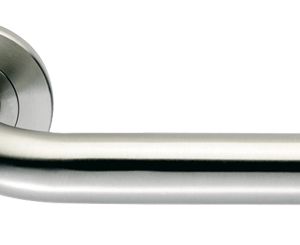 Eurospec Straight Polished Stainless Steel Or Satin Stainless Steel Door Handles  (sold in pairs)