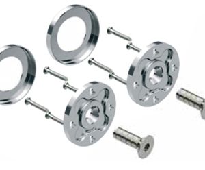 Eurospec Rose Packs (6mm x 50mm), Polished Or Satin Finish