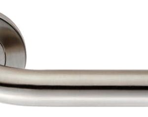 Eurospec Grade 4 Safety Handles On Rose, Satin Stainless Steel  (sold in pairs)