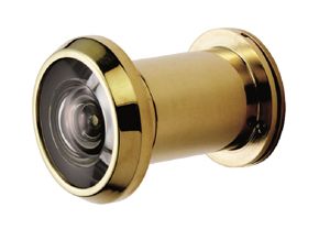 Eurospec 200 Degree Door Viewers, Polished Stainless Steel, Satin Stainless Steel Or PVD Stainless Brass