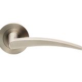Eurospec Volantes Satin Stainless Steel Door Handles  (sold in pairs)