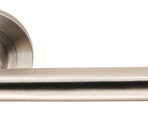 Eurospec Carlton Satin Stainless Steel Door Handles  (sold in pairs)