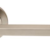 Eurospec Lubecca Satin Stainless Steel Door Handles  (sold in pairs)