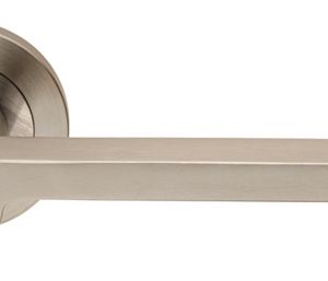 Eurospec Lubecca Satin Stainless Steel Door Handles  (sold in pairs)